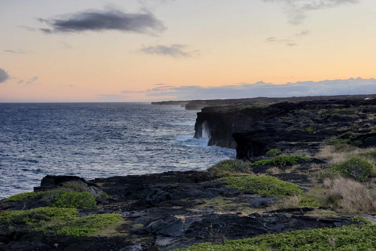 The Aloha Green House Retreat With Ocean Views! Naalehu Luaran gambar